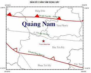 Động đất mạnh 3,6 độ richter tại thủy điện Sông tranh 2