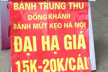 Bánh Trung thu ế quay lại thị trường với giá siêu rẻ