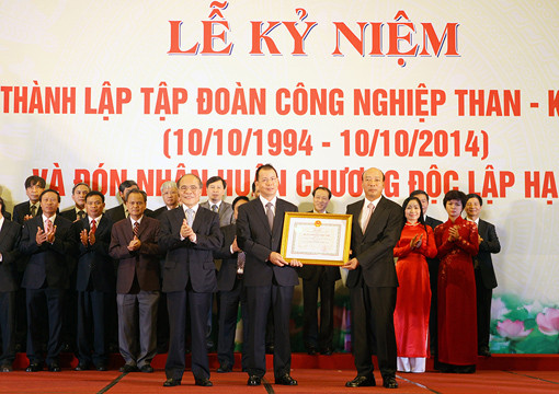Chủ tịch Quốc hội dự lễ kỷ niệm thành lập Tập đoàn Than - Khoáng sản Việt Nam