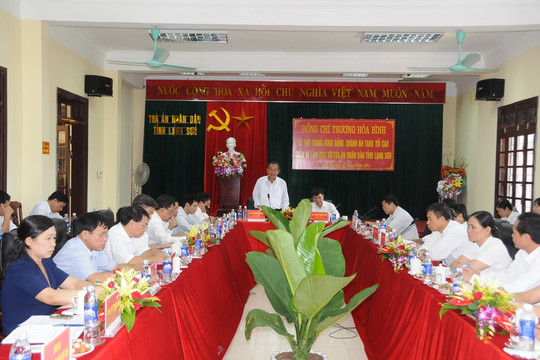 TAND các cấp đã thực hiện tốt chức năng, nhiệm vụ chuyên môn