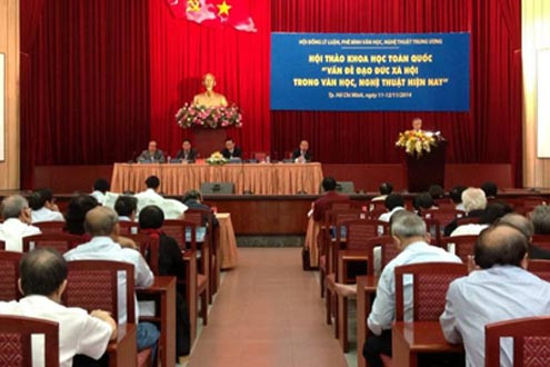 Hội thảo “Vấn đề đạo đức xã hội trong văn học nghệ thuật hiện nay”: Cần tỏa sáng tinh thần “văn dĩ tải đạo”