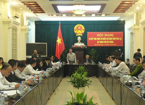 Hải Phòng: Sơ kết thực hiện thí điểm chế định Thừa phát lại