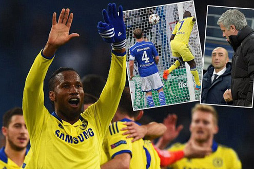 Clip Chelsea bắn phá khung thành Schalke 04