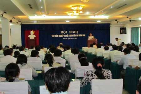 Hội nghị tập huấn Hội thẩm TAND tỉnh Bà Rịa - Vũng Tàu năm 2014