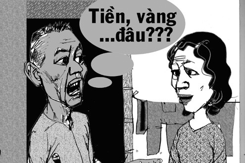 Nghĩa cử cao đẹp của người vợ suýt chết dưới nhát búa của chồng