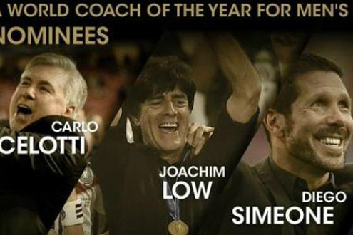 Ancelotti, Simeone, Low, ai sẽ là HLV xuất sắc nhất năm 2014?