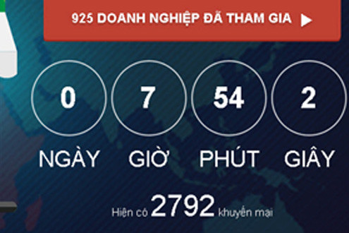 Gần 3000 khuyến mại đang có trên onlinefriday.vn