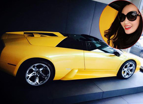 Khánh My 'chịu chơi' chi tiền tậu siêu xe Lamborghini