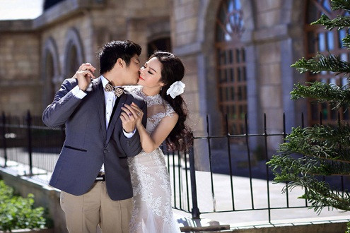 Ngẩn ngơ ngắm bộ ảnh cưới lãng mạn của Nhật Kim Anh