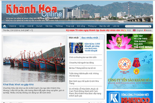 Báo Khánh Hòa bị xử phạt do vi phạm