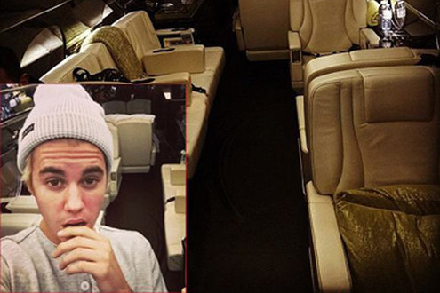 Justin Bieber 'chơi trội' mua hẳn phi cơ riêng làm quà giáng sinh cho mình