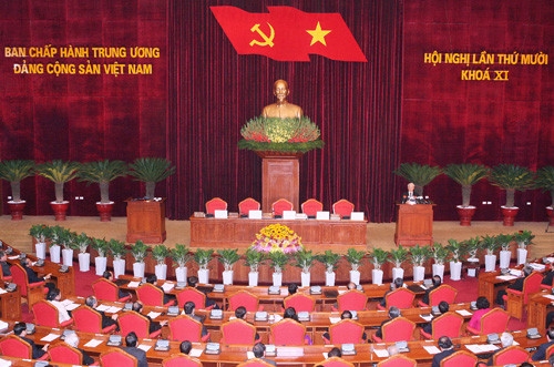 Bế mạc Hội nghị lần thứ 10 Ban Chấp hành Trung ương Đảng khóa XI