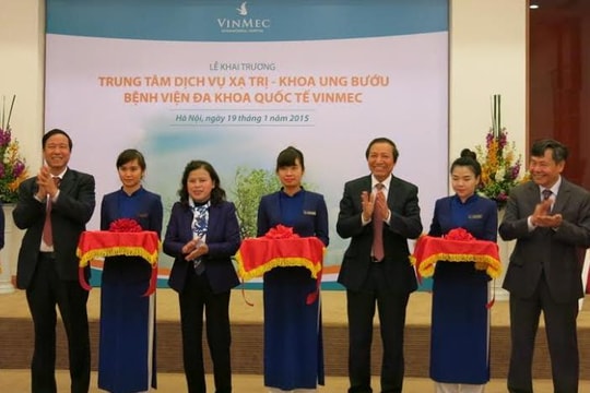 Vinmec khai trương Trung tâm dịch vụ xạ trị hiện đại hàng đầu Việt Nam