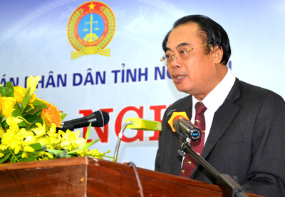 TAND hai cấp tỉnh Nghệ An: Đẩy mạnh thực hiện cải cách tư pháp