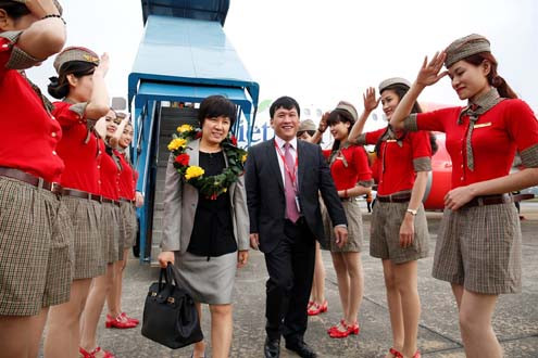 Vietjet chào đón hành khách thứ 10 triệu
