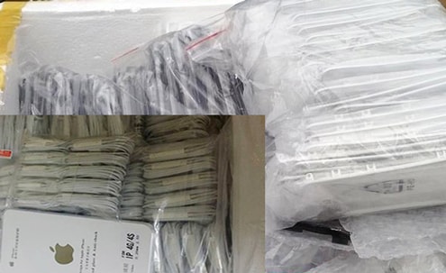 Hà Nội: Phát hiện hàng ngàn linh phụ kiện iphone nhập lậu
