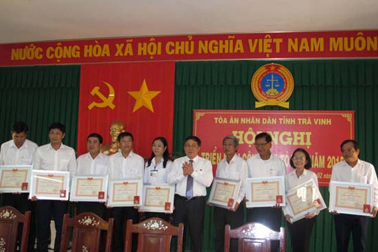 TAND hai cấp tỉnh Trà Vinh: Tỷ lệ giải quyết án cao, không có án quá hạn luật định