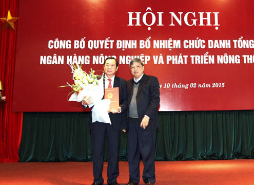 Công bố quyết định bổ nhiệm Tổng giám đốc Agribank