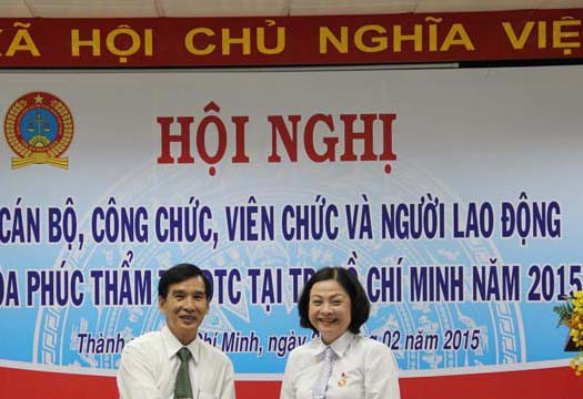 Tòa phúc thẩm TANDTC tại TP.HCM tổ chức hội nghị cán bộ, công chức năm 2015