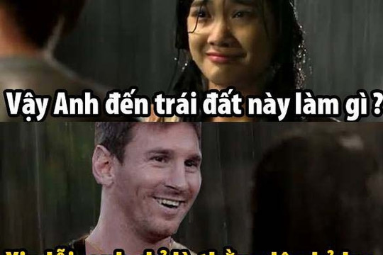 Ảnh chế bóng đá (13/3): Messi xin lỗi vì phá quá nhiều kỷ lục
