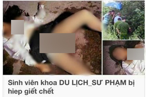 Truy tìm và xử lý nghiêm kẻ tung tin nữ sinh đại học bị hiếp, giết