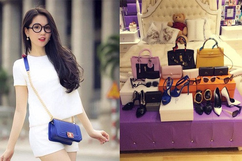 Chiêm ngưỡng BST túi xách hàng hiệu của Ngọc Trinh