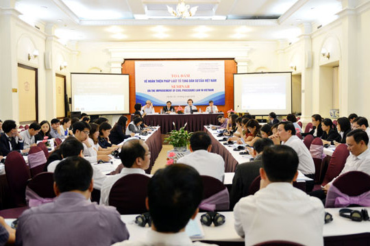 Dự thảo BLTTDS (sửa đổi)	: Bổ sung thêm các nguyên tắc về chứng minh và chứng cứ