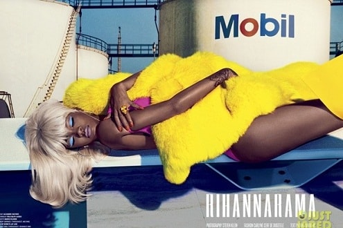 Rihanna hở bạo trên tạp chí tháng 5