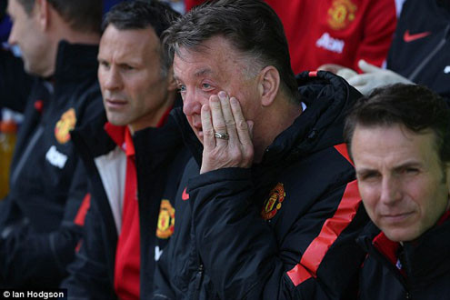 Thất bại trước Everton, HLV Van Gaal chỉ trích cầu thủ
