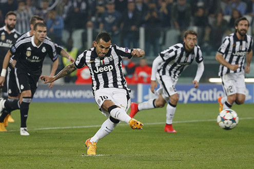 Cận cảnh Juventus – Real 2-1: Lão bà thắng trên đôi chân Tevez