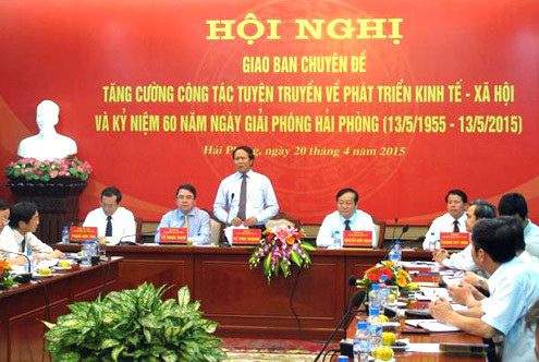 Công tác chuẩn bị cho Lễ kỷ niệm 60 năm giải phóng Hải Phòng và Lễ hội “Hoa Phượng đỏ”