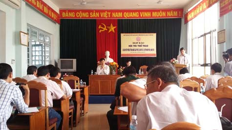 Công tác chuẩn bị Hội thi thể thao các dân tộc thiểu số toàn quốc lần thứ IX, khu vực II đã hoàn tất
