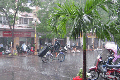 Bắc Bộ có mưa rải rác vào chiều tối