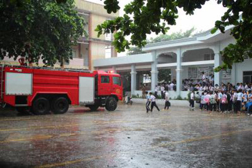Đồng Nai: Hỏa hoạn tại trường THCS, hàng trăm học sinh bỏ chạy