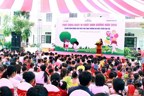 Bộ Y tế phát động ngày vi chất dinh dưỡng toàn quốc năm 2015