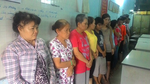 Triệt phá sòng bạc "quý bà" quy mô lớn