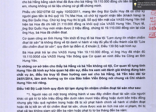 Vụ án liên quan tới việc chi trả bảo hiểm ở Hưng Yên: Có dấu hiệu hình sự hóa quan hệ dân sự