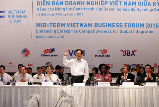 Diễn đàn Doanh nghiệp Việt Nam (VBF) giữa kỳ 2015: Chủ động hội nhập, tạo không gian phát triển cho doanh nghiệp