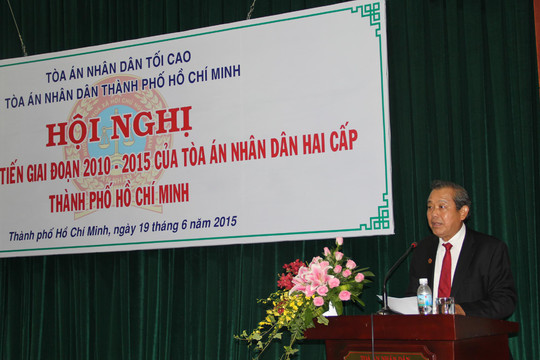 TAND TP.HCM tổ chức Hội nghị điển hình tiên tiến giai đoạn 2010 - 2015