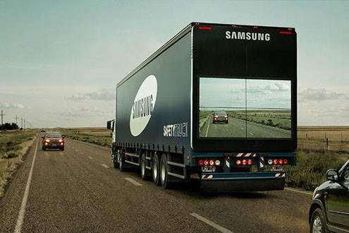 Samsung giới thiệu ý tưởng để xe tải an toàn hơn