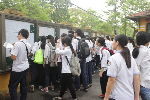 Hà Nội công bố điểm thi vào lớp 10