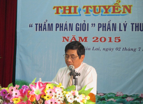 Cụm thi đua số III tổ chức thi tuyển“Thẩm phán giỏi”năm 2015