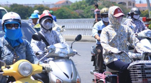 Bắc bộ gia tăng nắng nóng, Nam bộ mưa dông vào chiều tối và đêm