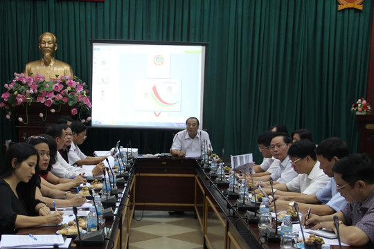 Phó Chánh án Thường trực TANDTC Bùi Ngọc Hòa làm việc về công tác chuẩn bị Đại hội thể thao TAND lần thứ III