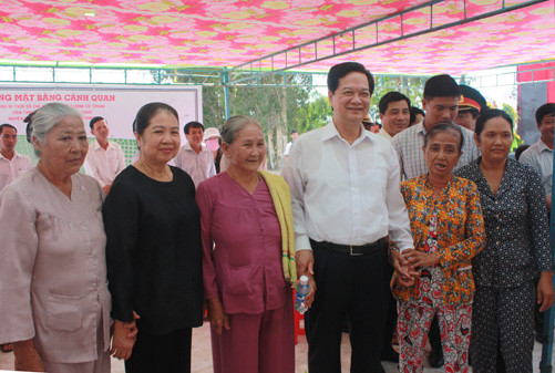 Thủ tướng dự lễ dựng Bia Di tích Sở Chỉ huy các lực lượng vũ trang ở Kiên Giang