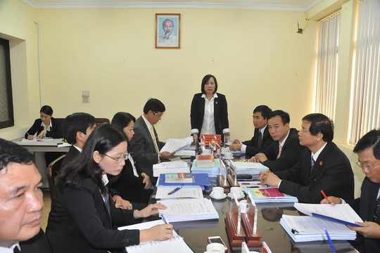 Ủy ban Thẩm phán TAND cấp cao tại Hà Nội tổ chức phiên họp thứ nhất