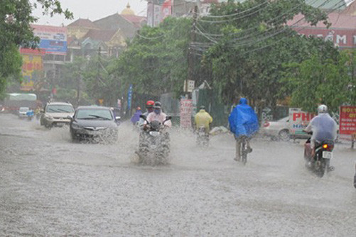 Dự báo thời tiết ngày 25/8: Cảnh báo mưa dông, gió mạnh ở Bắc Bộ
