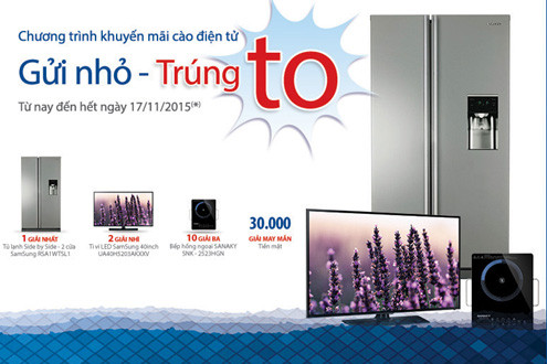 Ngân hàng Bản Việt: Tưng bừng cùng “Gửi nhỏ - Trúng to”
