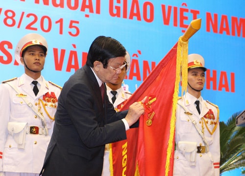 Kỷ niệm 70 năm thành lập ngành Ngoại giao và đón nhận Huân chương Sao Vàng lần thứ hai