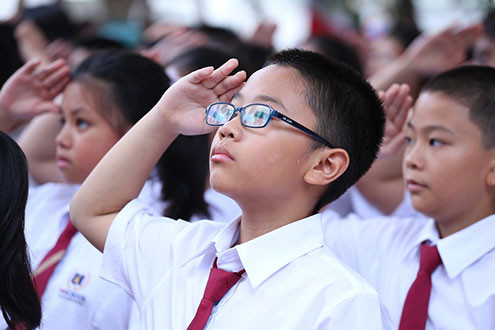 Khai giảng Trường phổ thông liên cấp Vinschool: Tự tôn dân tộc, sẵn sàng hội nhập
